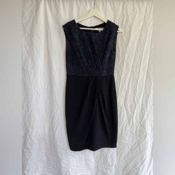 L.K. Bennett Halina Dress Wool Size 6 - Picture 2 of 12